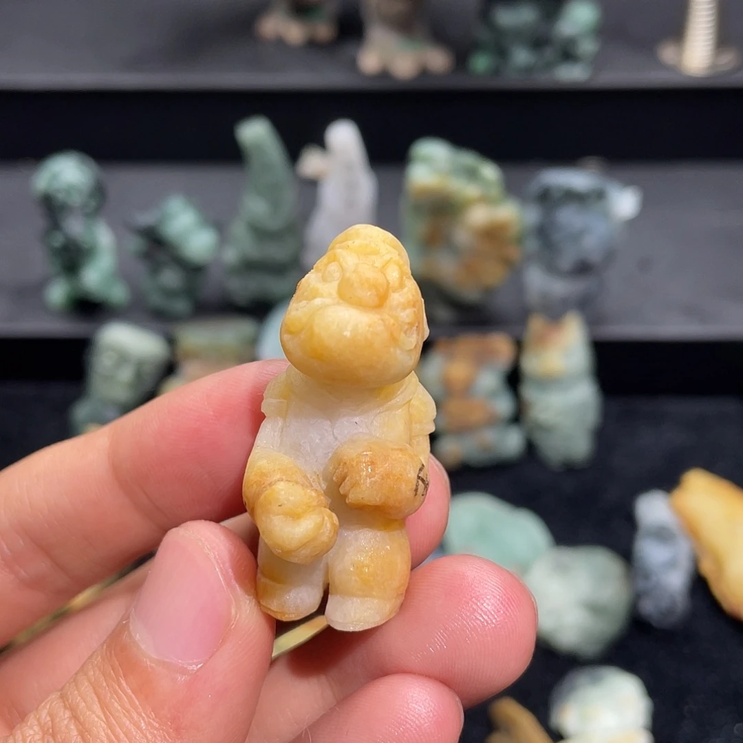 没***看翡翠未镶嵌挂件大力水手