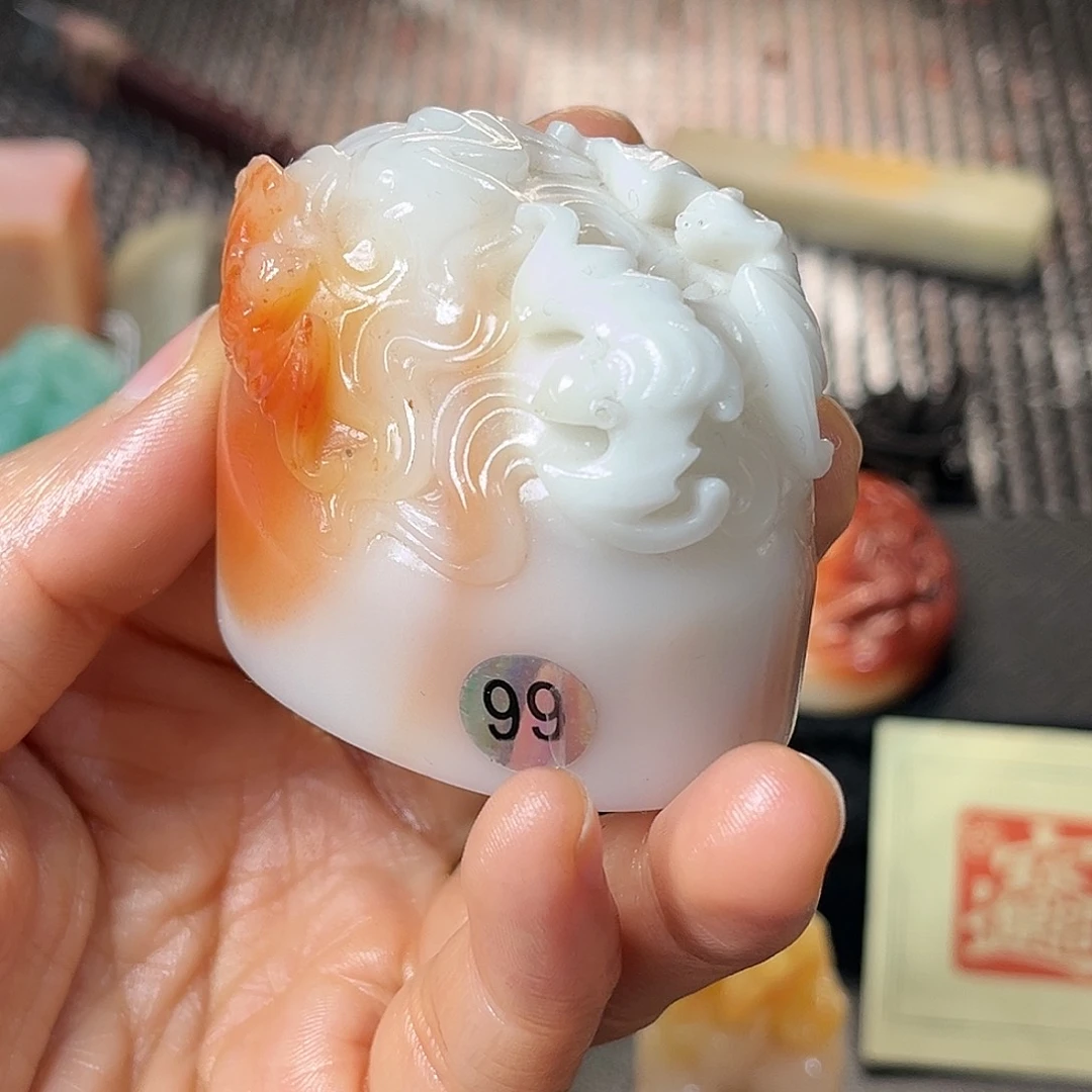 寿山石印石这么大岁数怎么