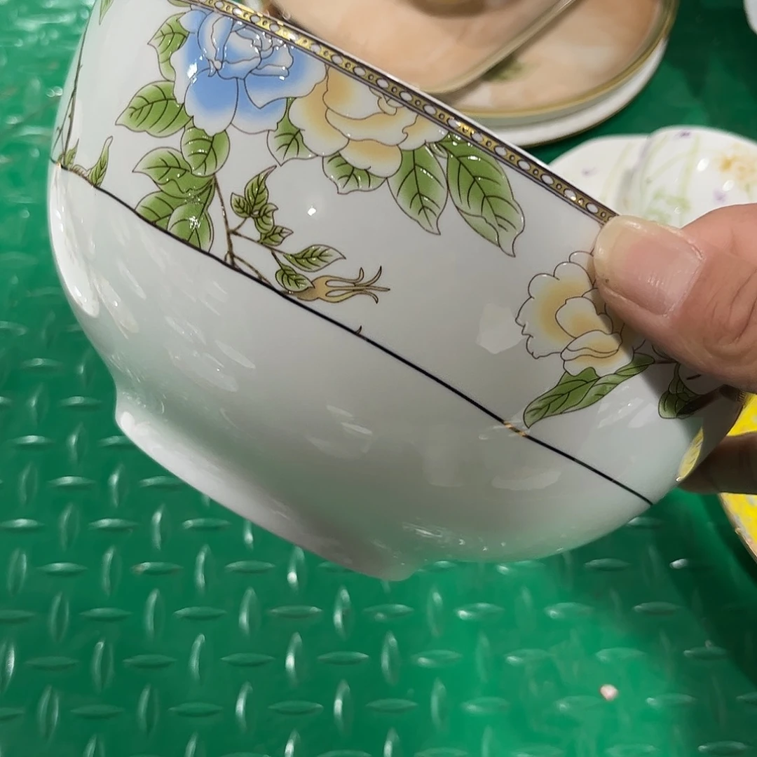 瓷片蒲****8琴瑟汤碗一个微瑕