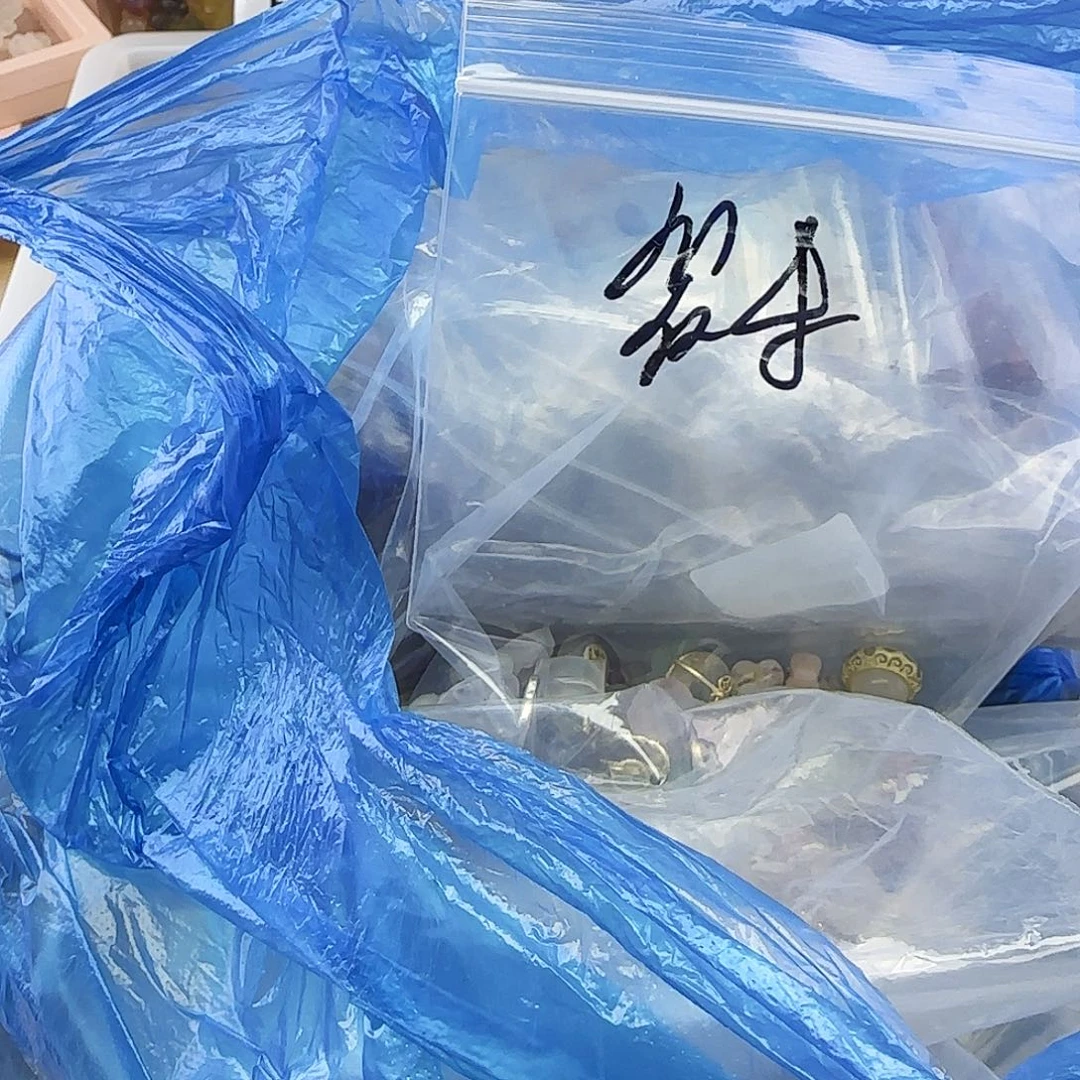 蛇纹石玉发饰合金筱***土