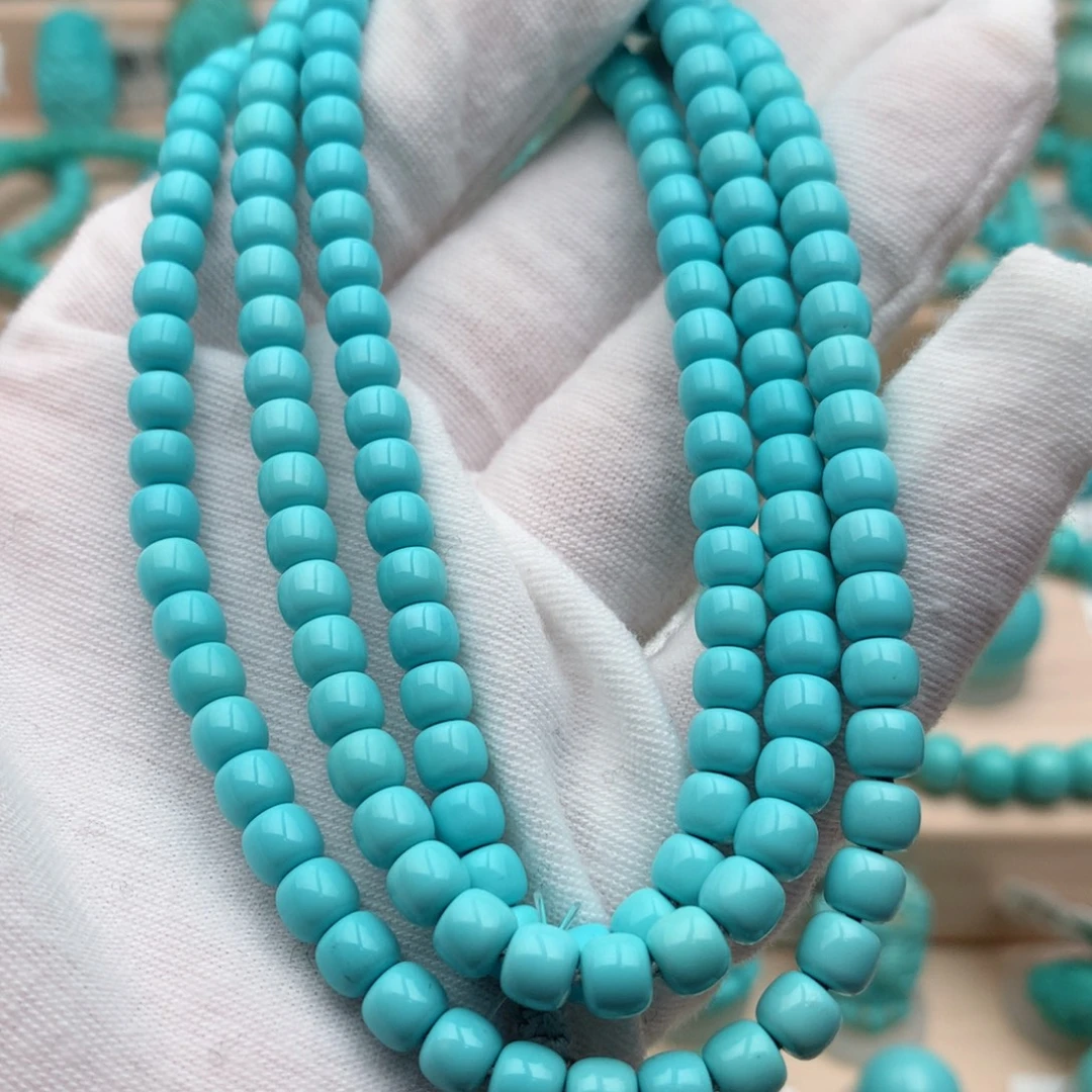 绿松石未镶嵌珠宝奇石5mm