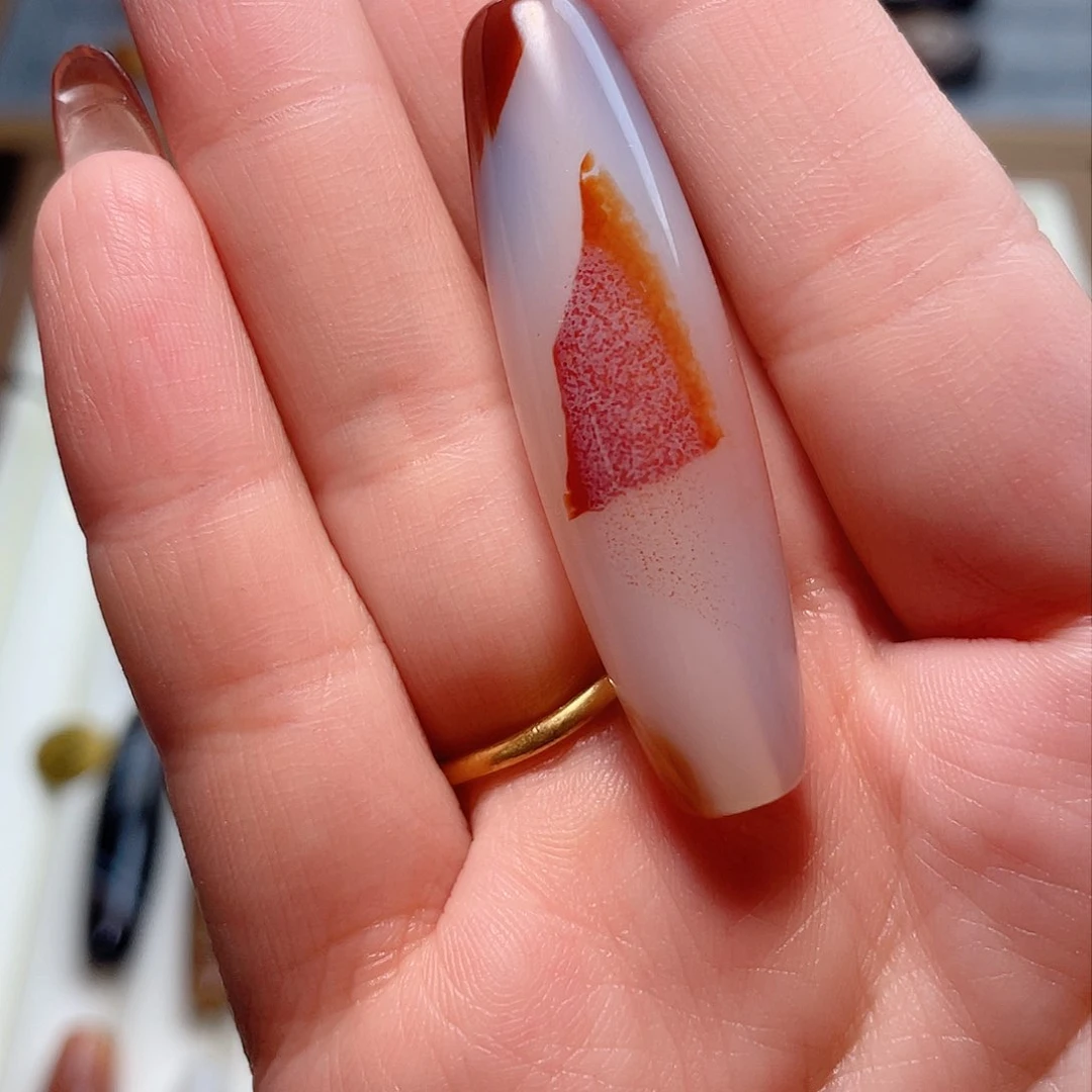 玛瑙/玉髓珠宝半成品未镶嵌伐*