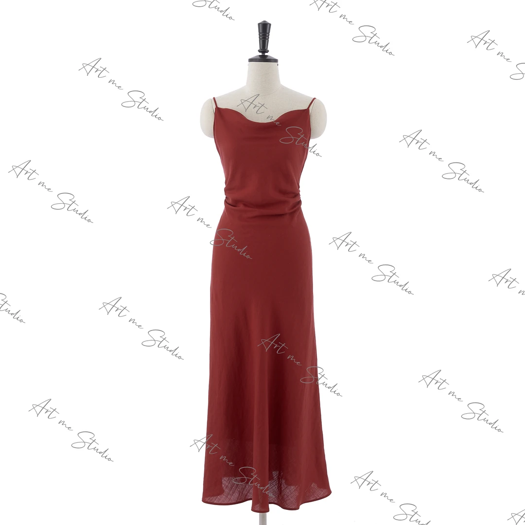 3姐【朗姆红茶 连衣裙】女神氛围感优雅气质  S31088M2