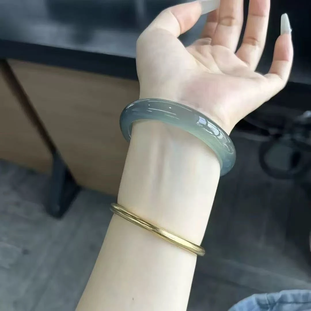 非金属莫桑石手镯 远山黛手镯新款气质时尚手镯