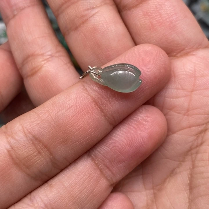 翡翠未镶嵌颈饰我在