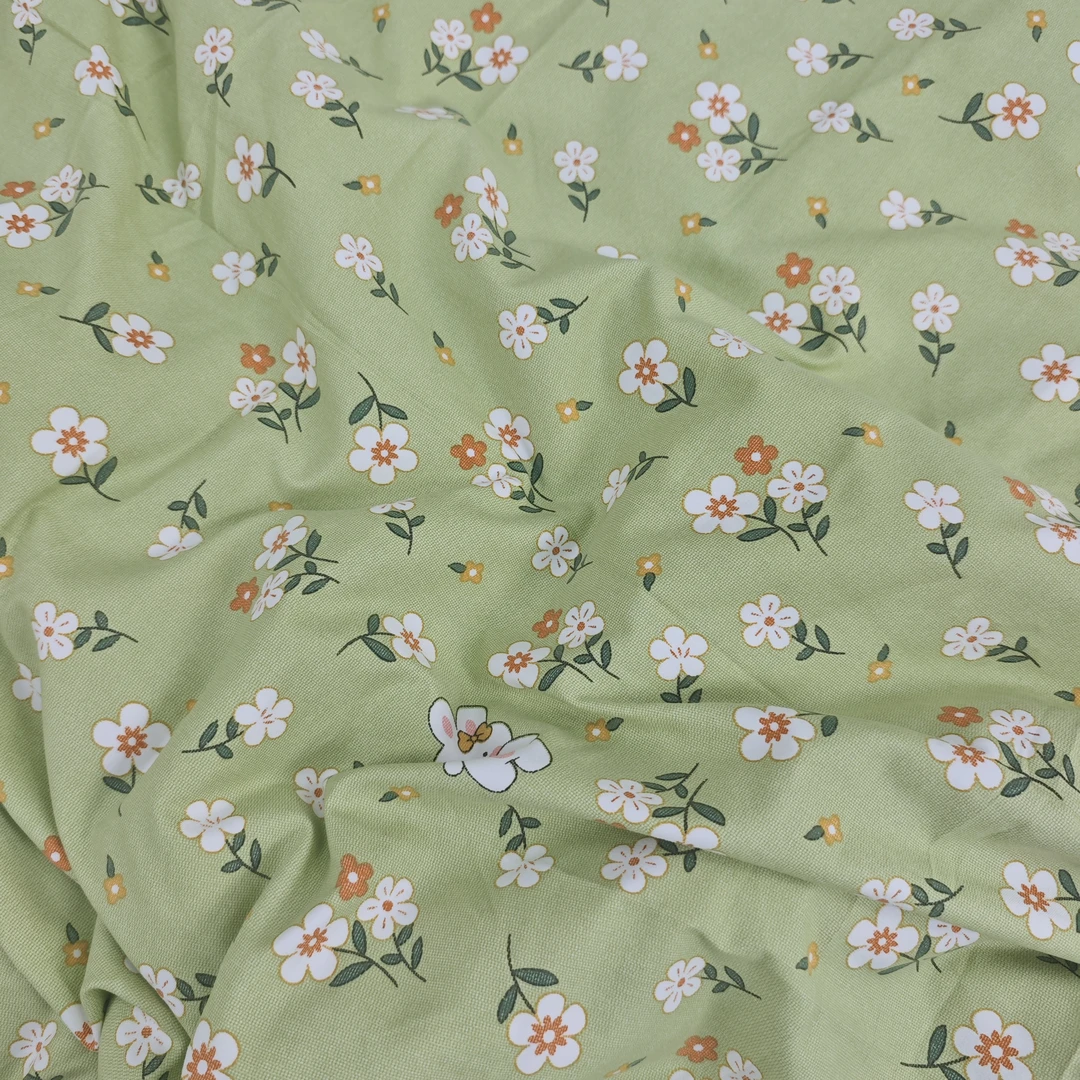 2025秋冬新款AA面印花单双人被罩简约轻奢加厚双层纱被套花园小兔