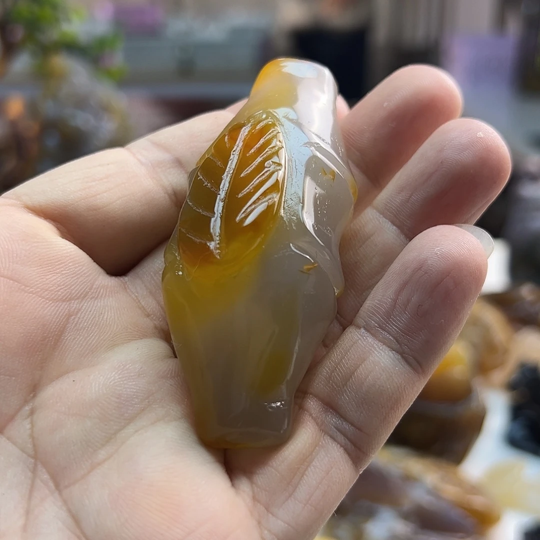 玛瑙/玉髓未镶嵌吊坠(不含链)