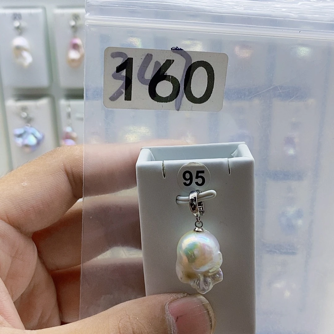 颈饰合金淡水珍珠