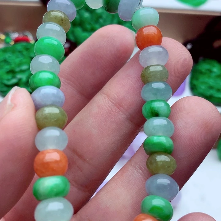 翡翠未镶嵌手链手串