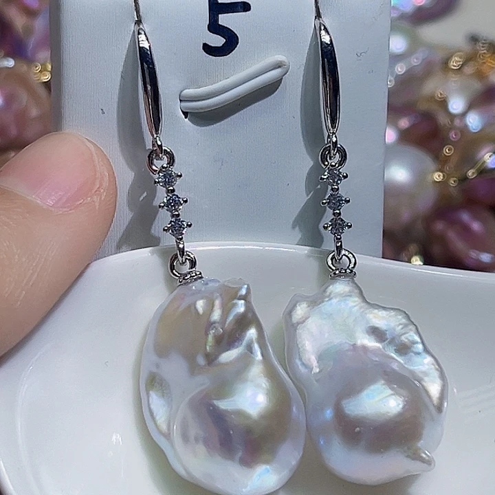 未镶嵌耳饰淡水珍珠