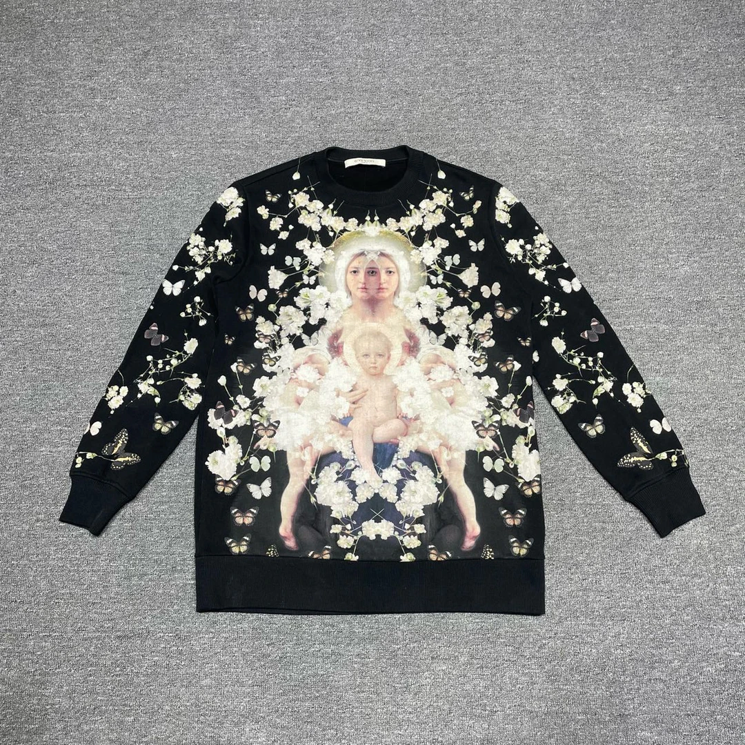 95新 Givenchy/纪梵希 圣母卫衣/os xs码/公价9100