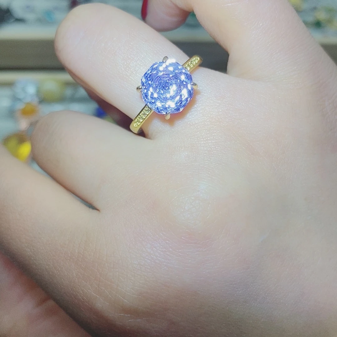 【闪购商品】托帕石耳饰银S925镶嵌