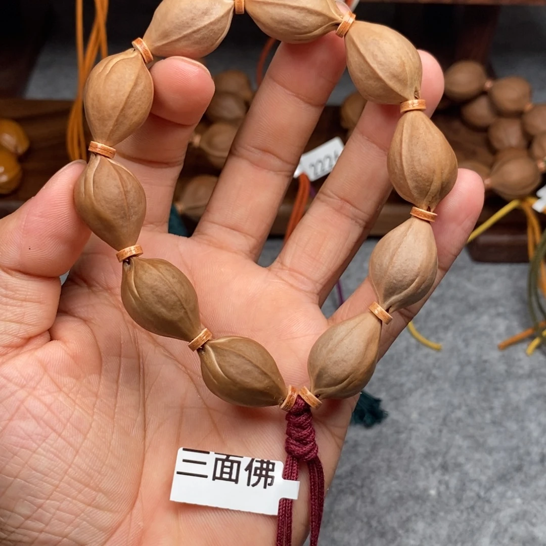 叮***哥橄榄核手串/手链15梅林铁核