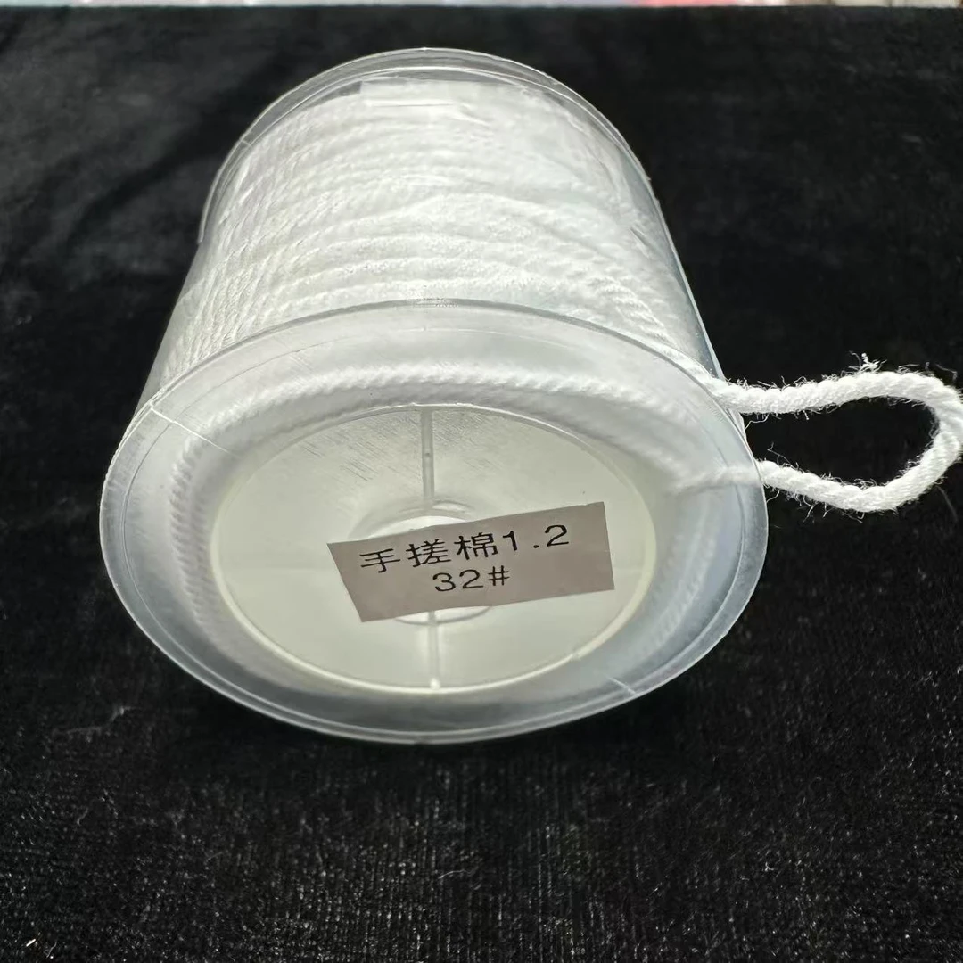 文玩手串手搓棉线1.2mm白色——263