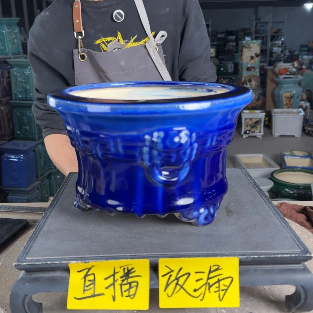 一风堂石湾花盆。微瑕