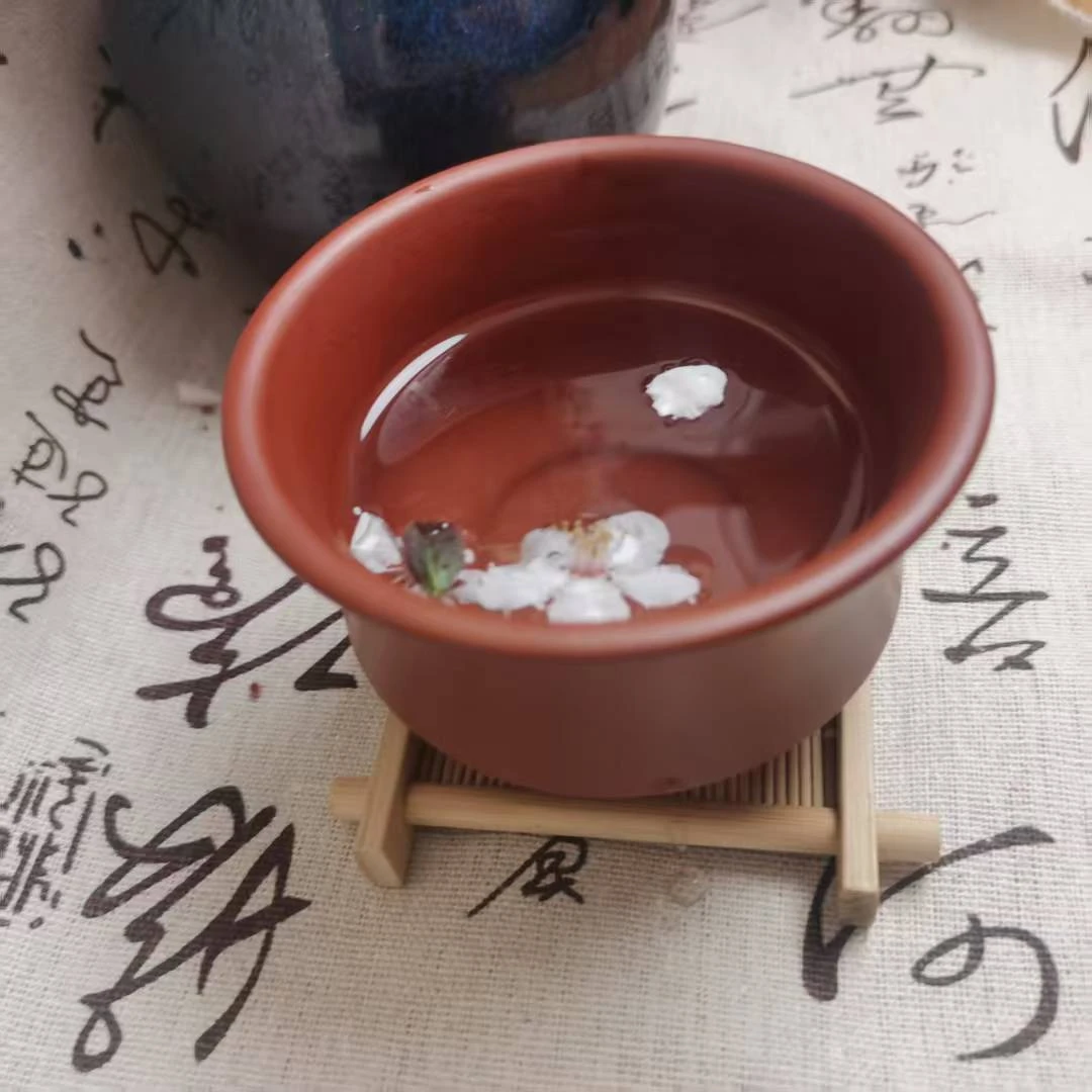 牖见斋陶瓷主人杯无名压手杯手感一级棒家用手捏大红大容量茶杯