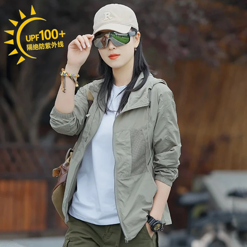 新款7A抗菌原纱冰丝防晒衣女清凉透气男士防紫外线钓鱼服防晒服潮