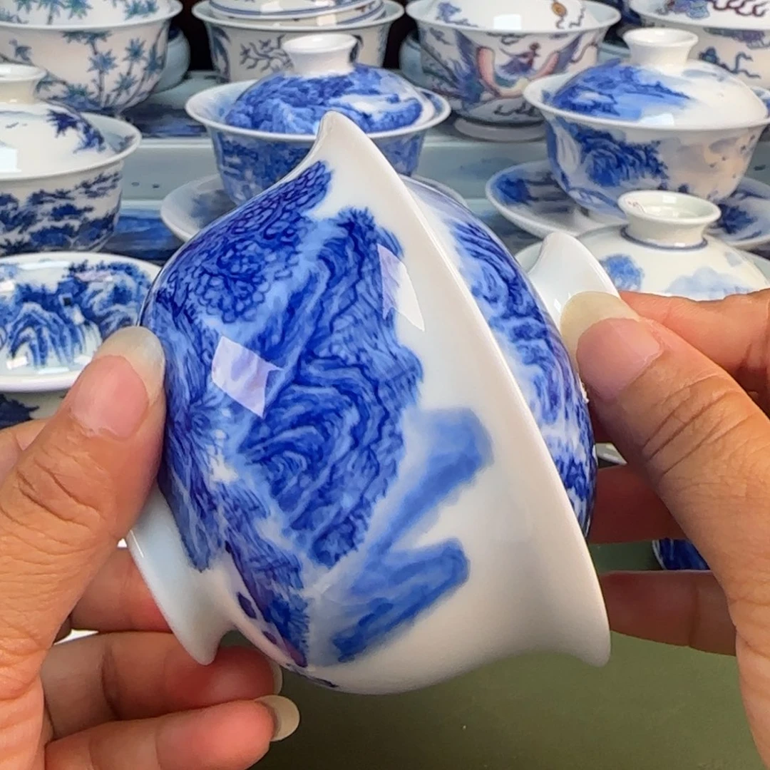 景德镇纯手绘茶具圆圆265