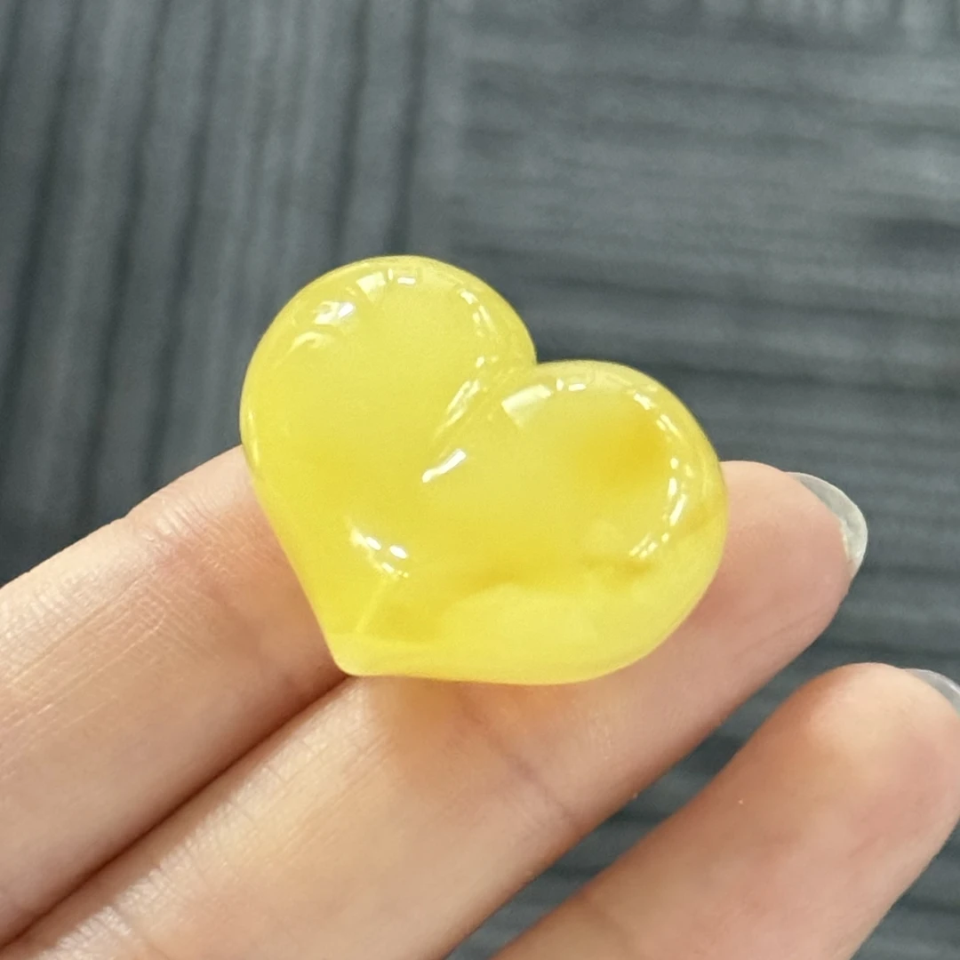 619天然蜜蜡M8通孔大爱心买断链接