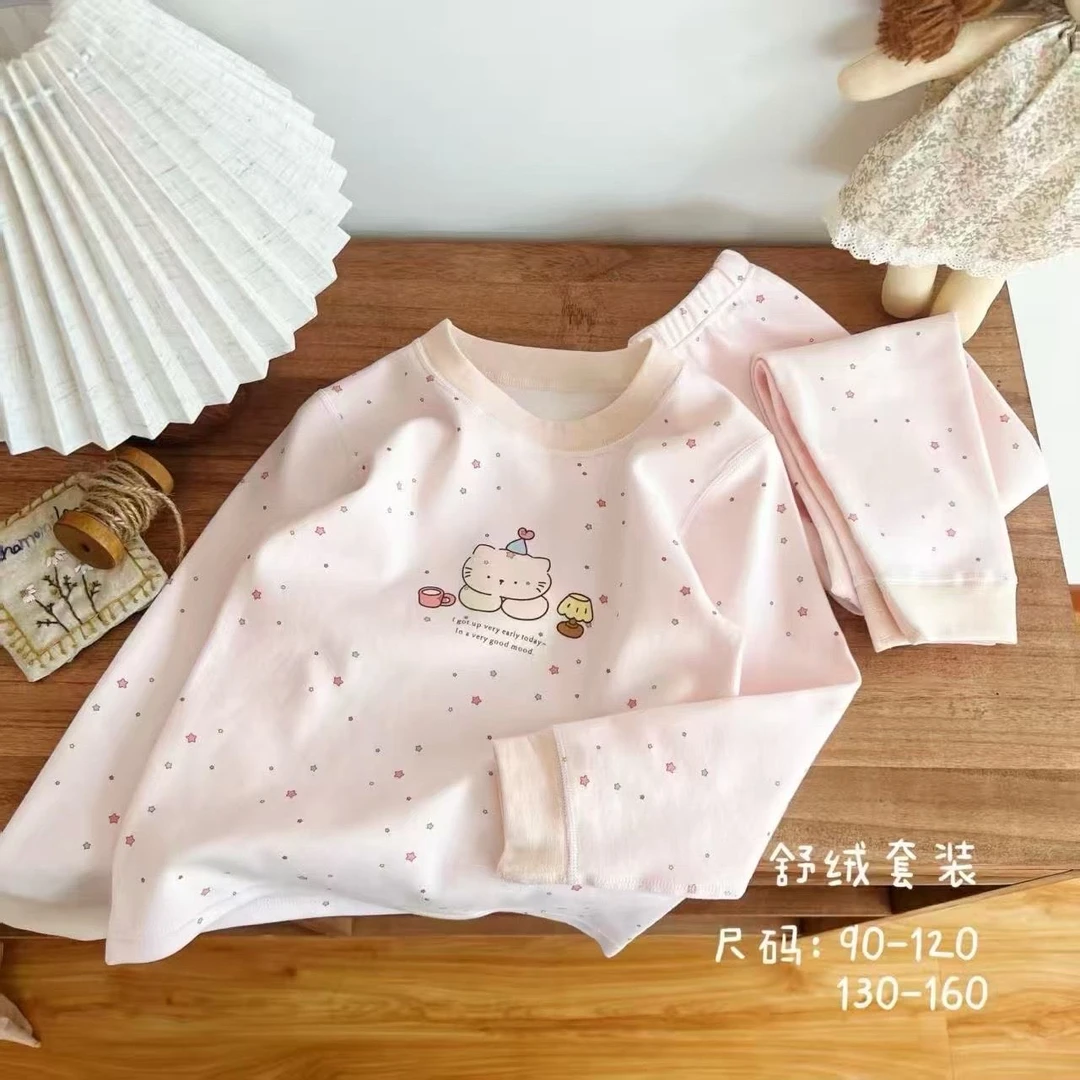 BWU - sr76 高货台灯猫咪儿童家居服套装