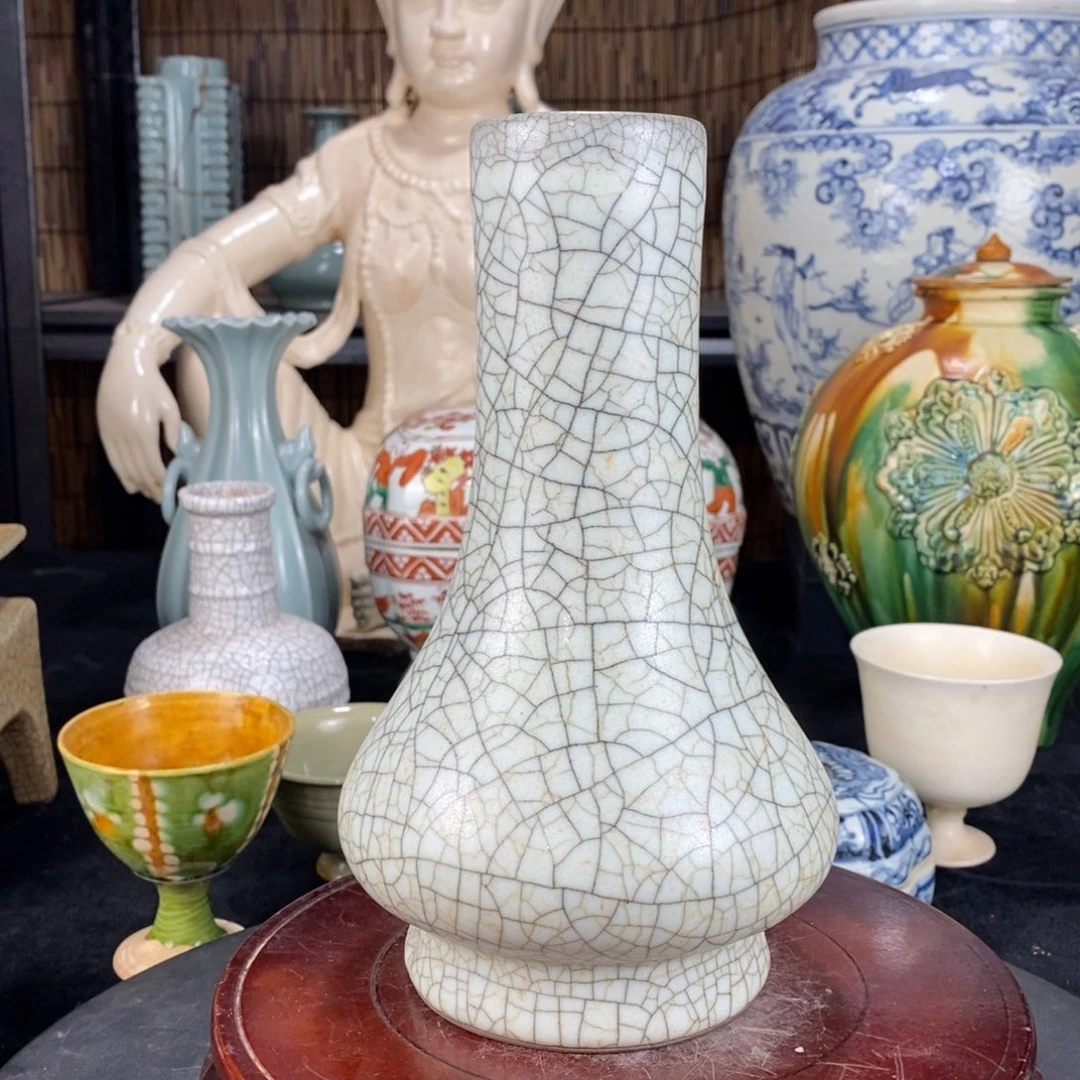 摆件哥窑瓷器瓷器