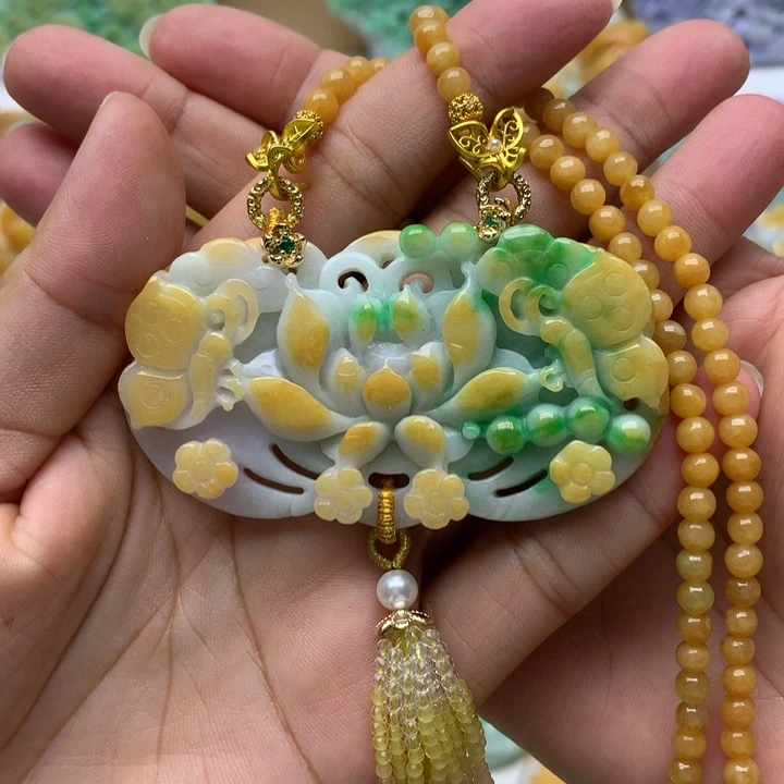 颈饰未镶嵌翡翠翡翠