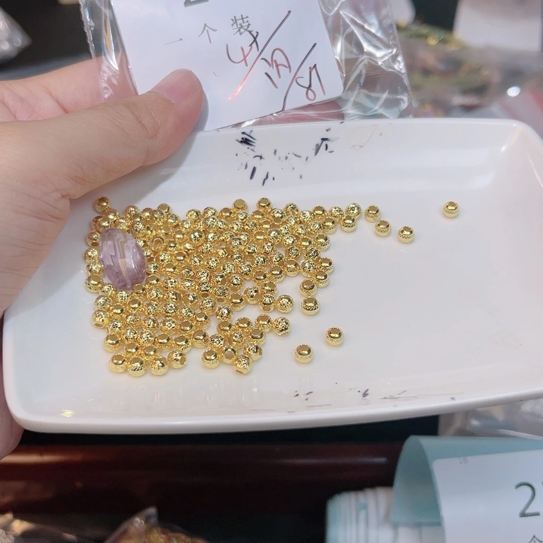 紫晶珠宝半成品银S925镀金镶嵌210