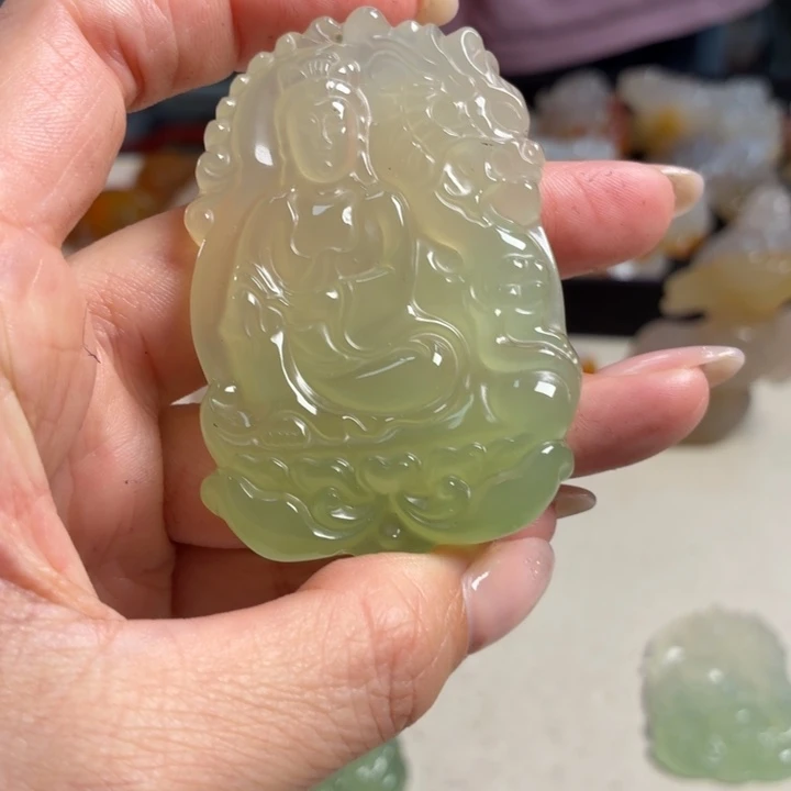 玛瑙/玉髓未镶嵌吊坠(不含链)