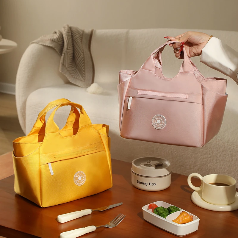 饭盒专用手提袋保温包袋子饭包带饭的餐包饭袋加厚铝箔饭盒包