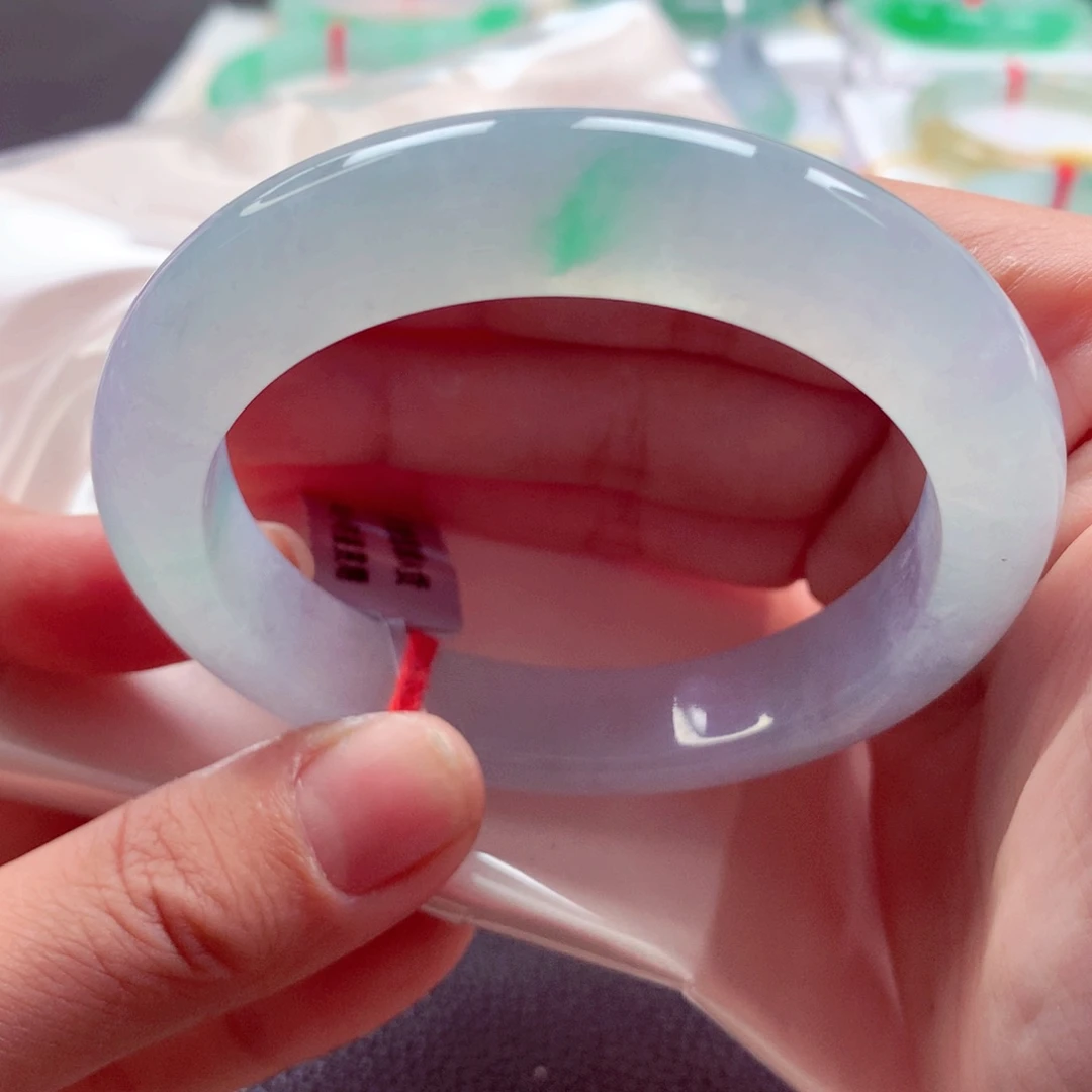 比***心未镶嵌手镯翡翠师妹阳春白雪清爽