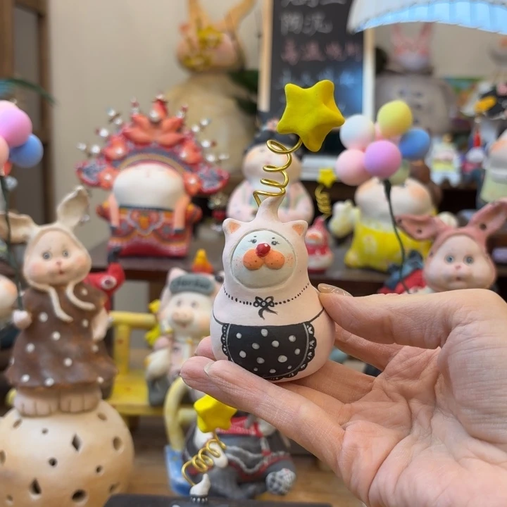 陶土手工陶艺摆件