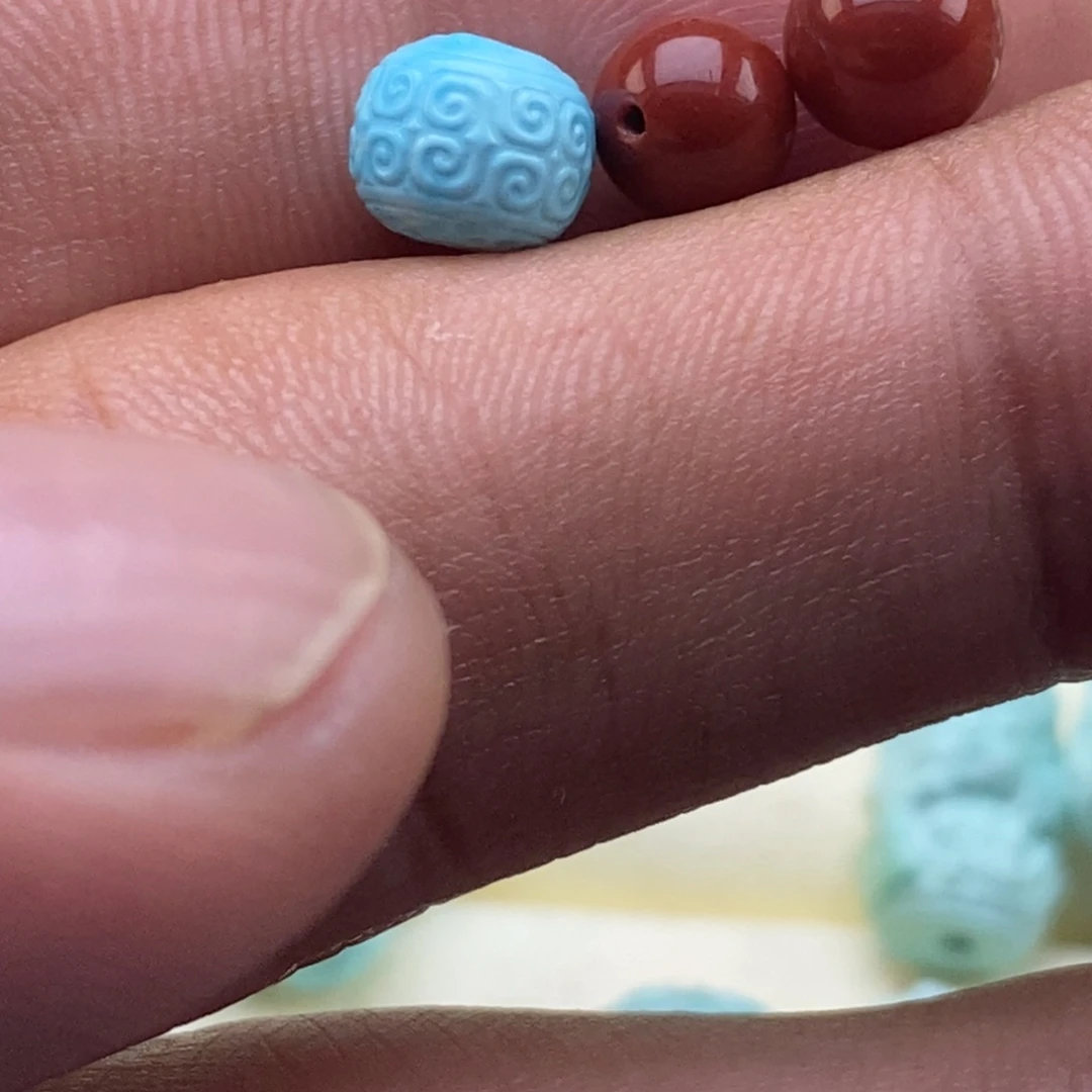 王***·未镶嵌南红玛瑙珠宝半成品