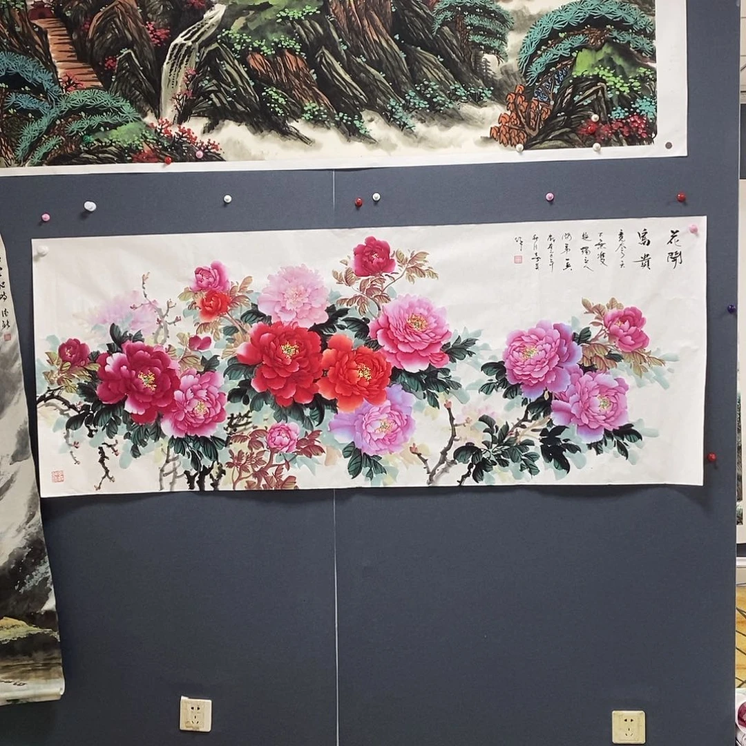 国画赵春英70/180手绘画芯