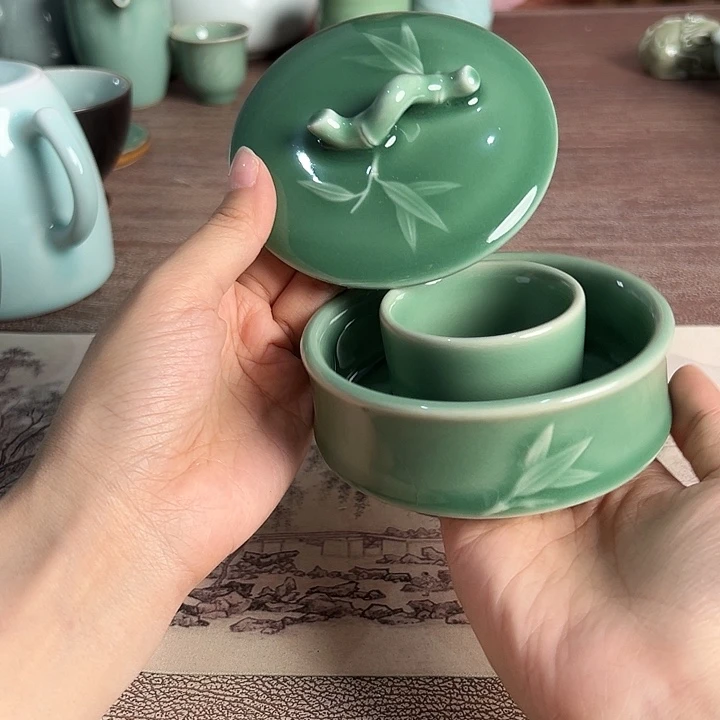 小米茶器龙泉青瓷