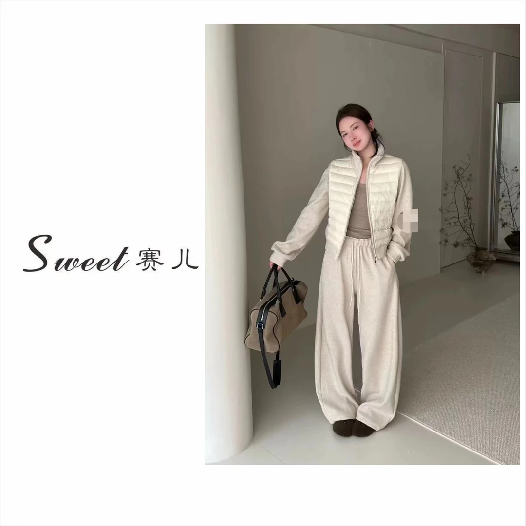 【赛儿专属】｛4673｝冬季新款韩版高级感羽绒套装两件套