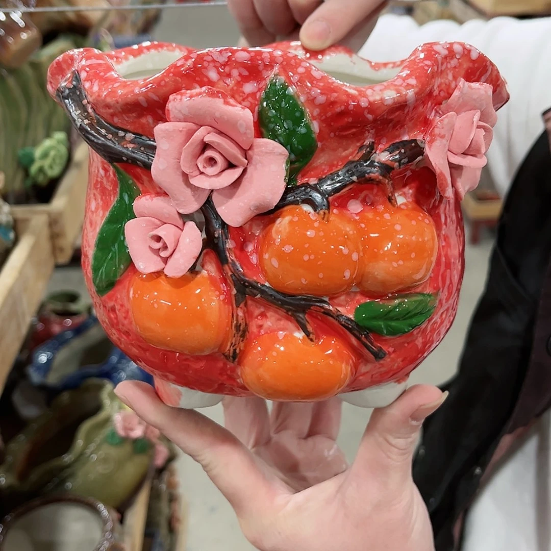 【闪购商品】陶瓷陶瓷多肉植物花盆