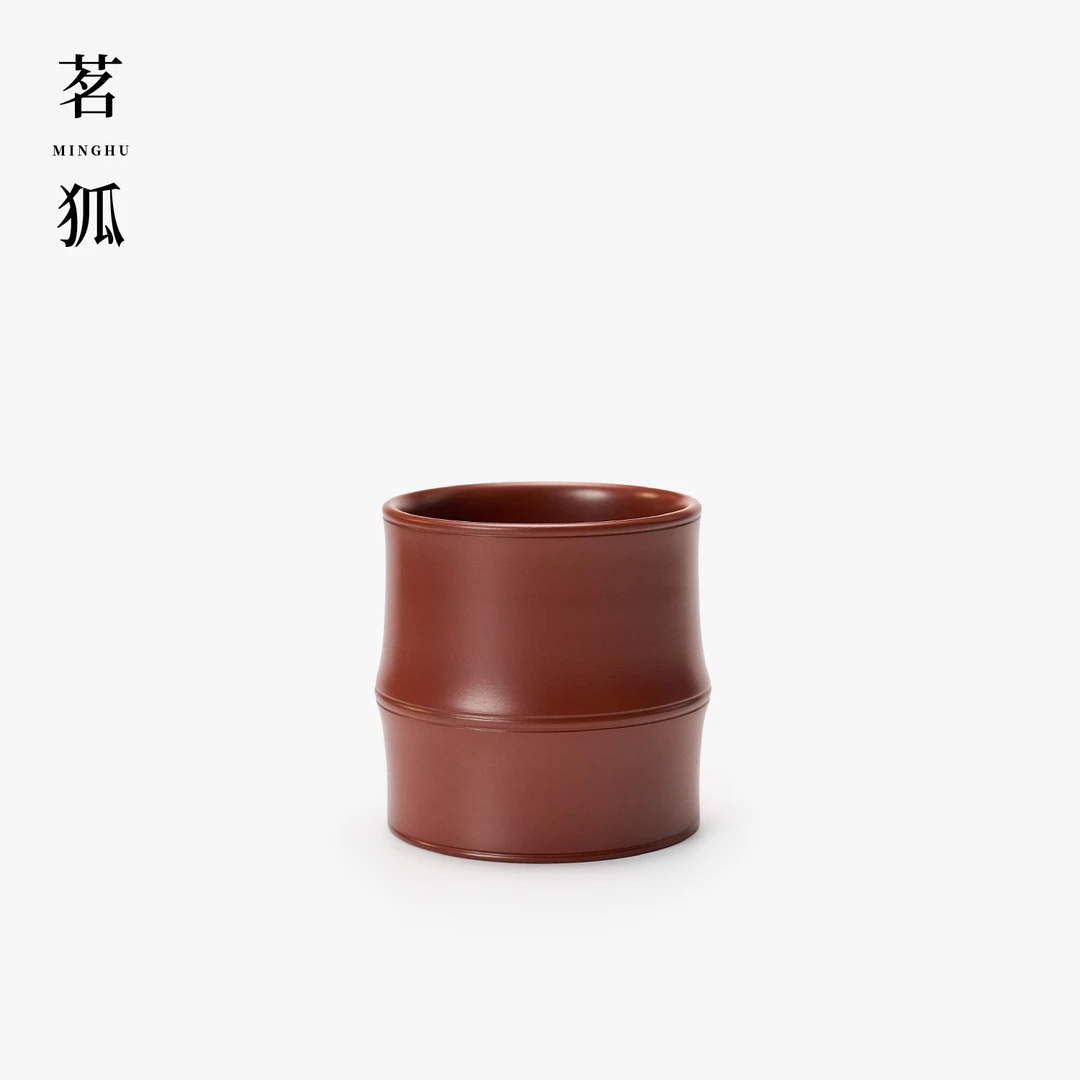 【老安顺·主人杯】潮州朱泥手拉茶杯 全手工章广鑫高端品茗紫砂单杯