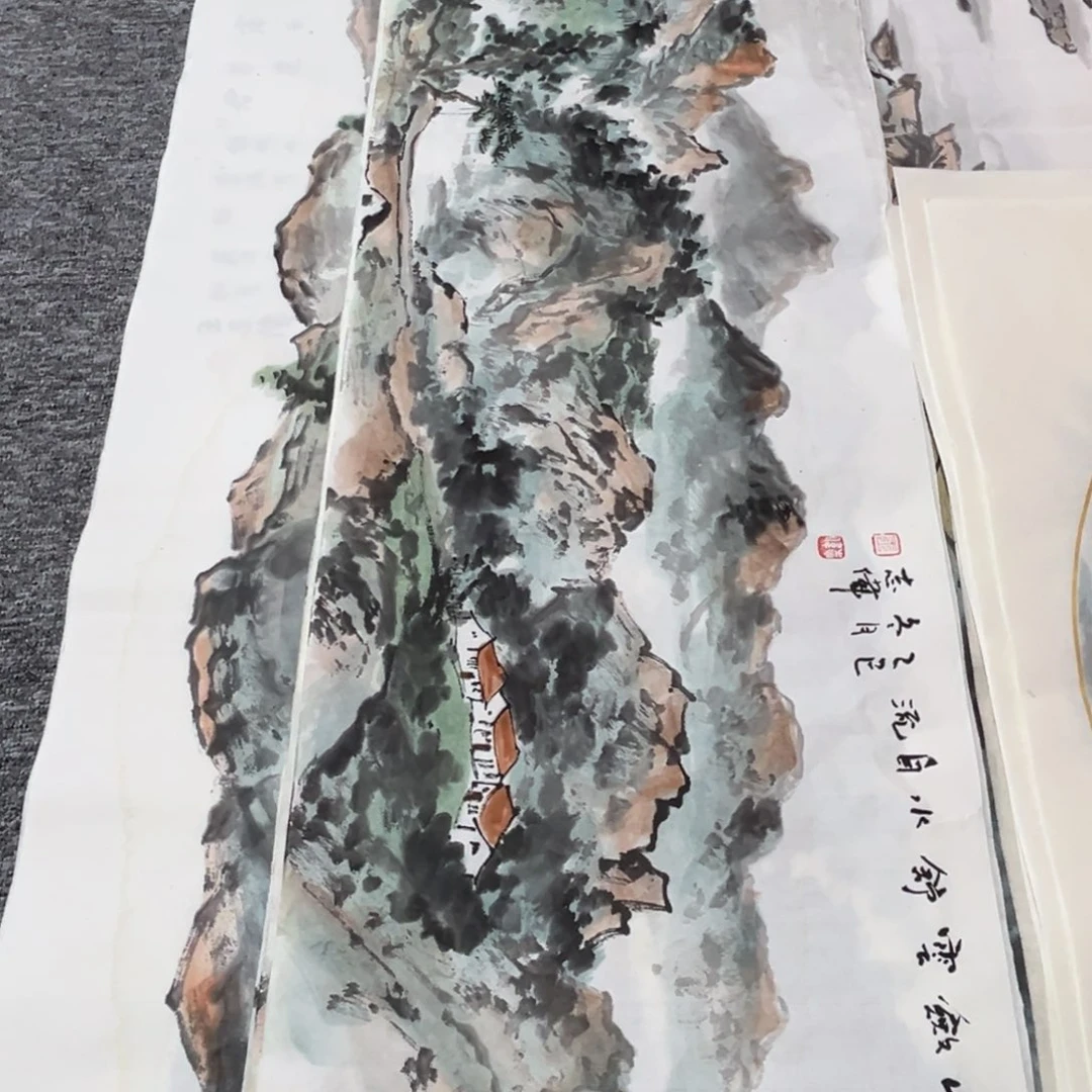 小***好国画绘画作品多次参加全国