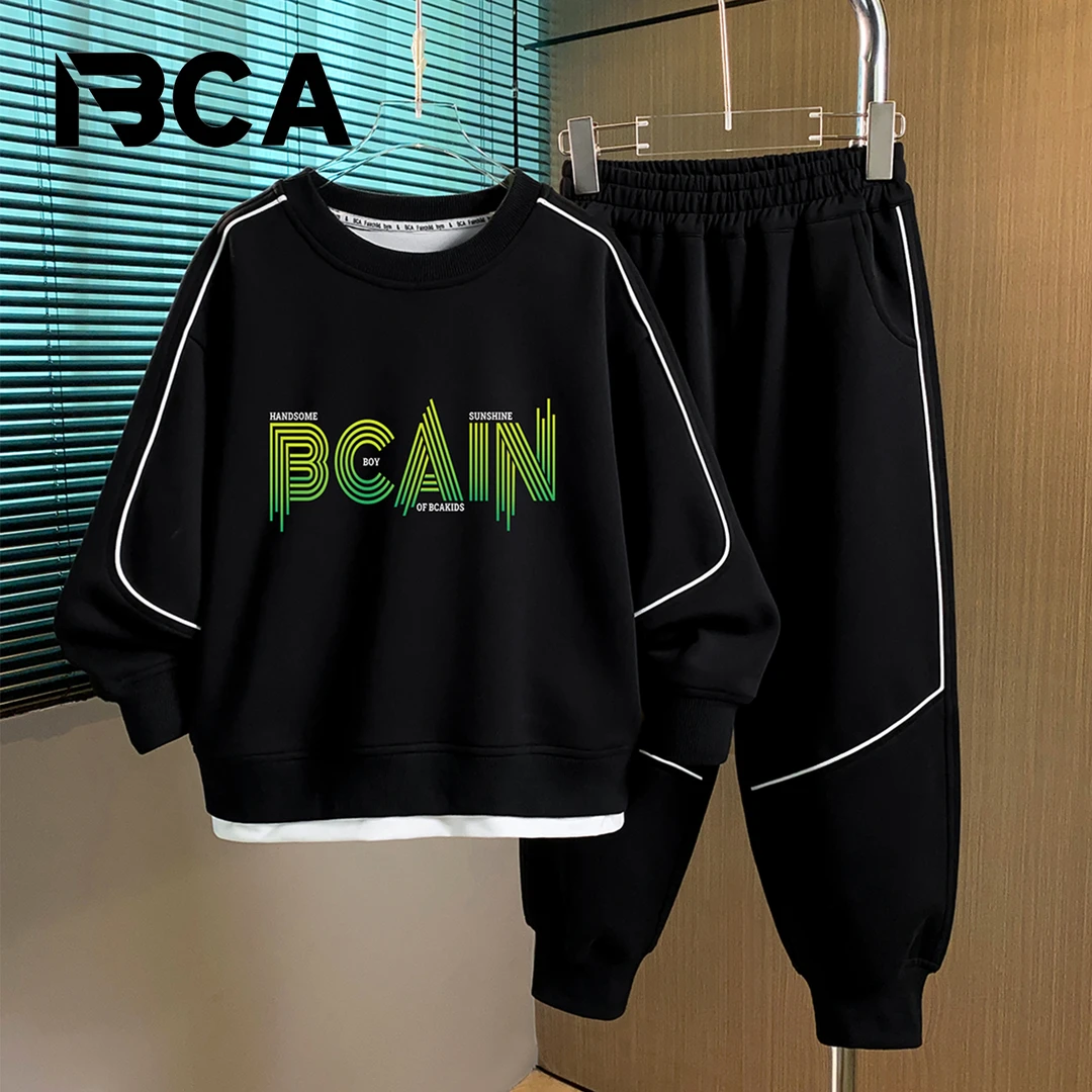BCA中大童青少年男童潮酷穿搭春秋套装(S-001+TU-64.65+GN-1)