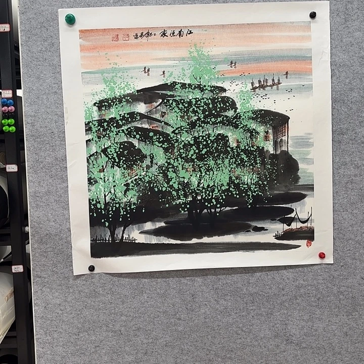 国画花鸟等多种形式