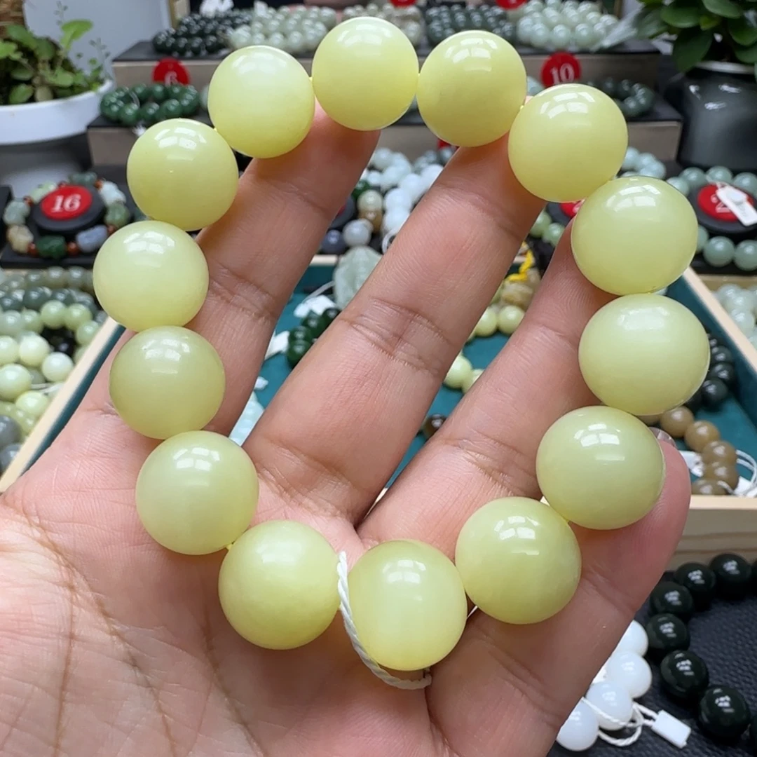 和田玉未镶嵌手链16