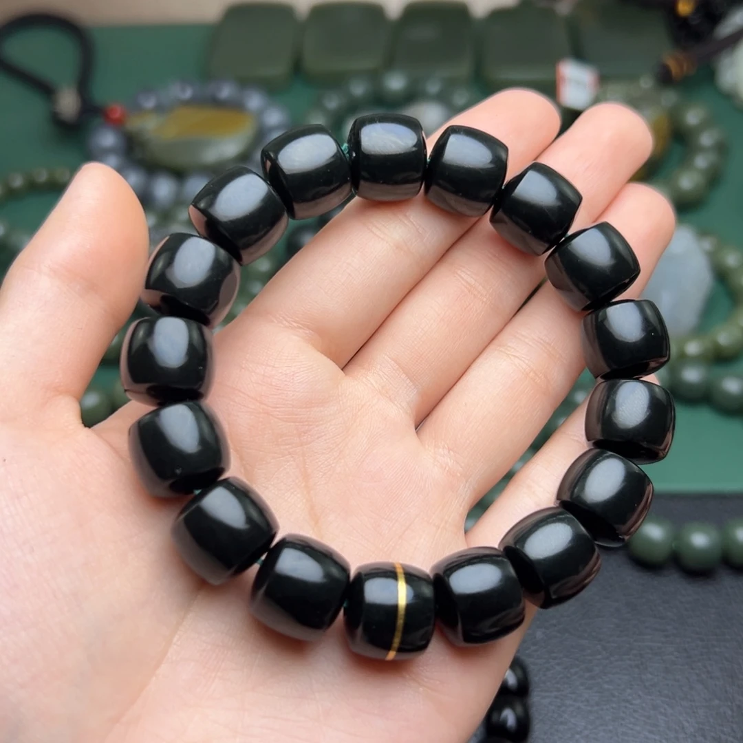 和田玉手链未镶嵌我*想