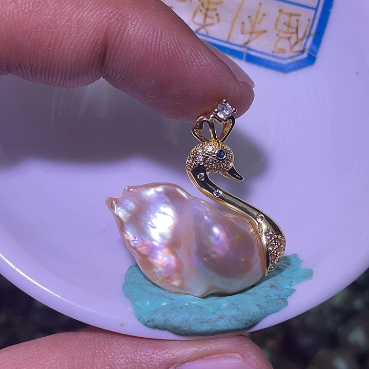 淡水珍珠未镶嵌吊坠(不含链)19