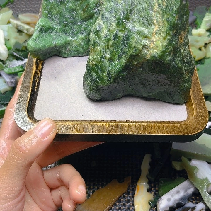 未镶嵌和田玉（糖玉）珠宝半成品一****想