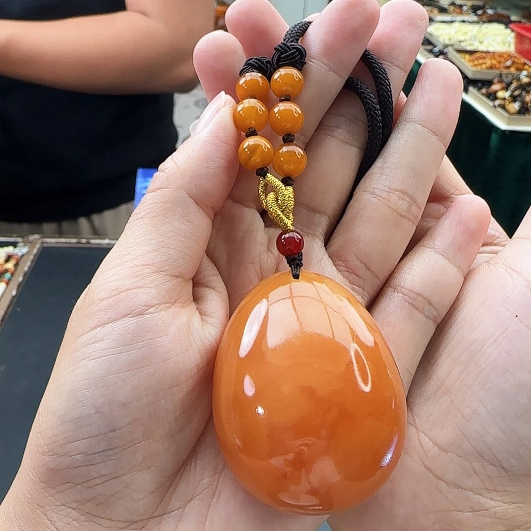 手链琥珀未镶嵌吊坠