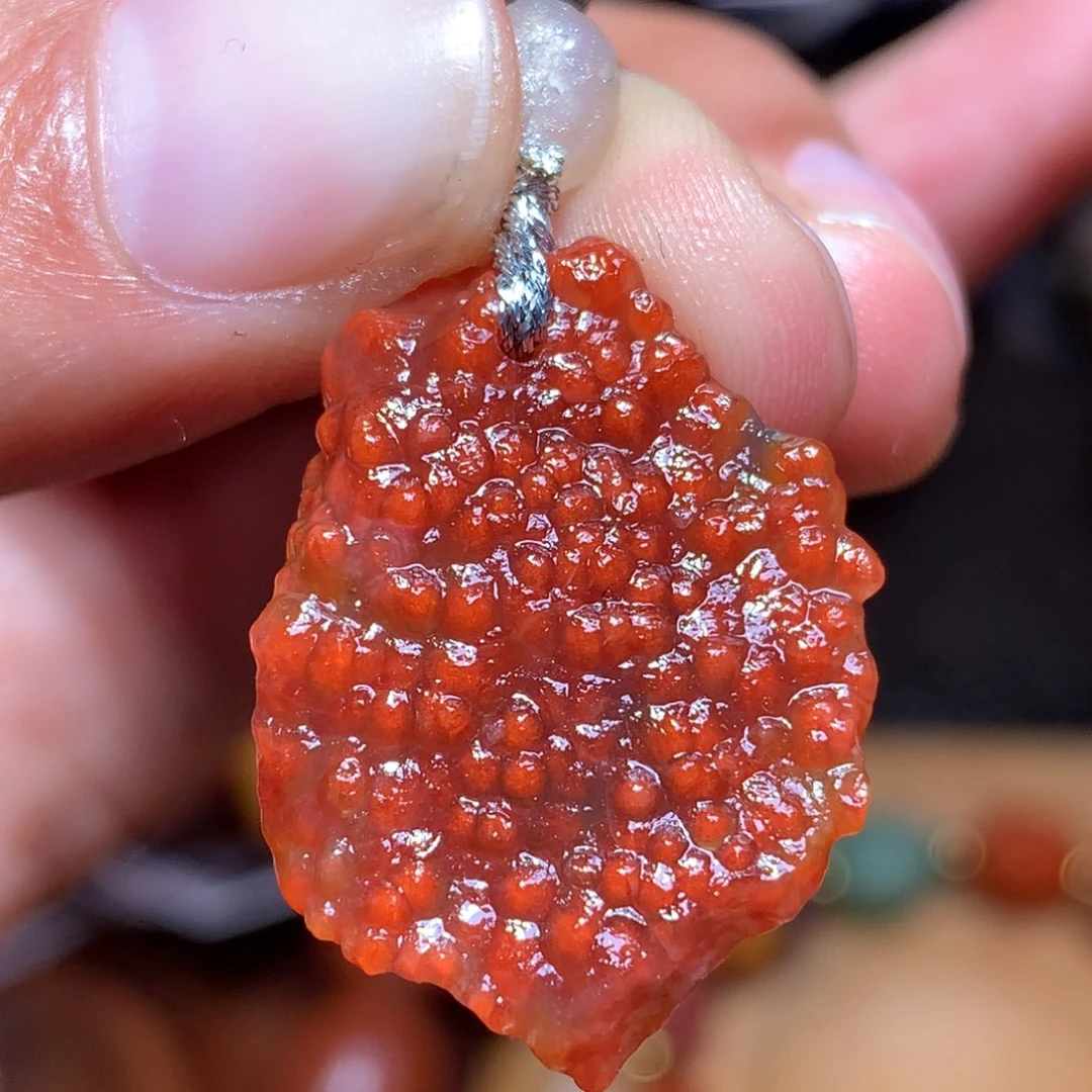 未镶嵌玛瑙/玉髓珠宝半成品