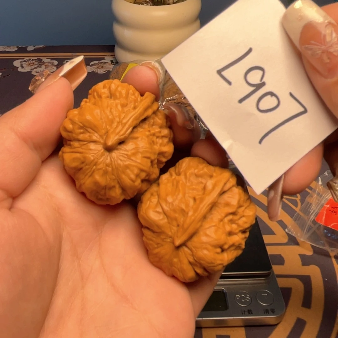 文玩核桃把件一帆风顺40