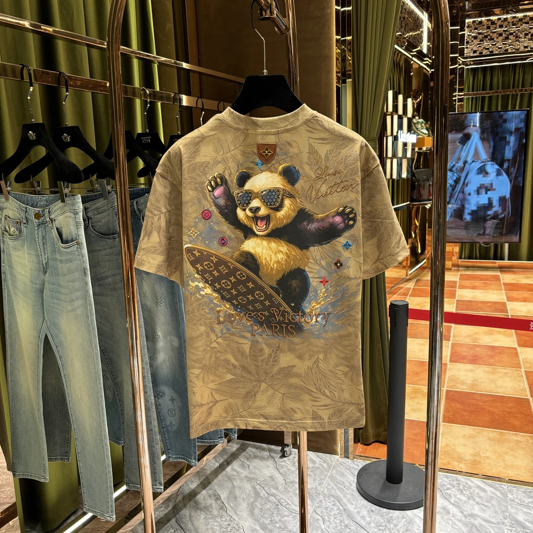 GY-GD.2025夏季新品 高级感时尚百搭重工刺绣短袖25328