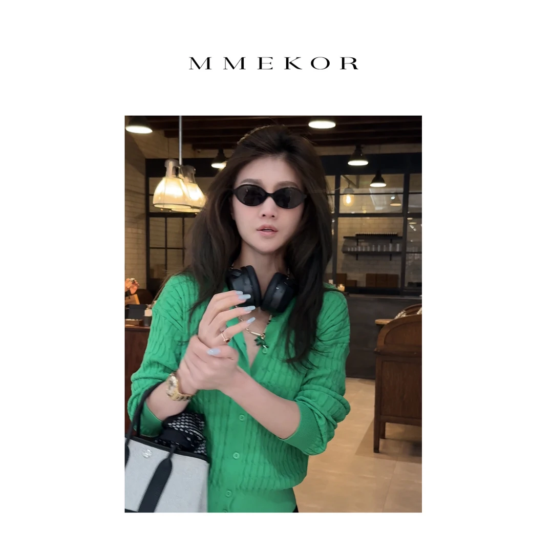 MMEKOR“劳伦女士”针织衫 2025新款活力常青藤时髦上衣 89378