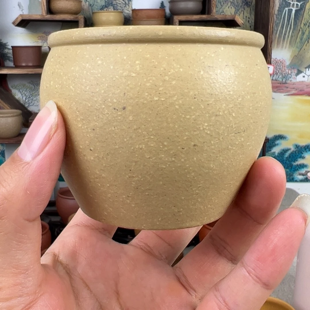 紫砂茶杯拙器甄选，纯原本矿。